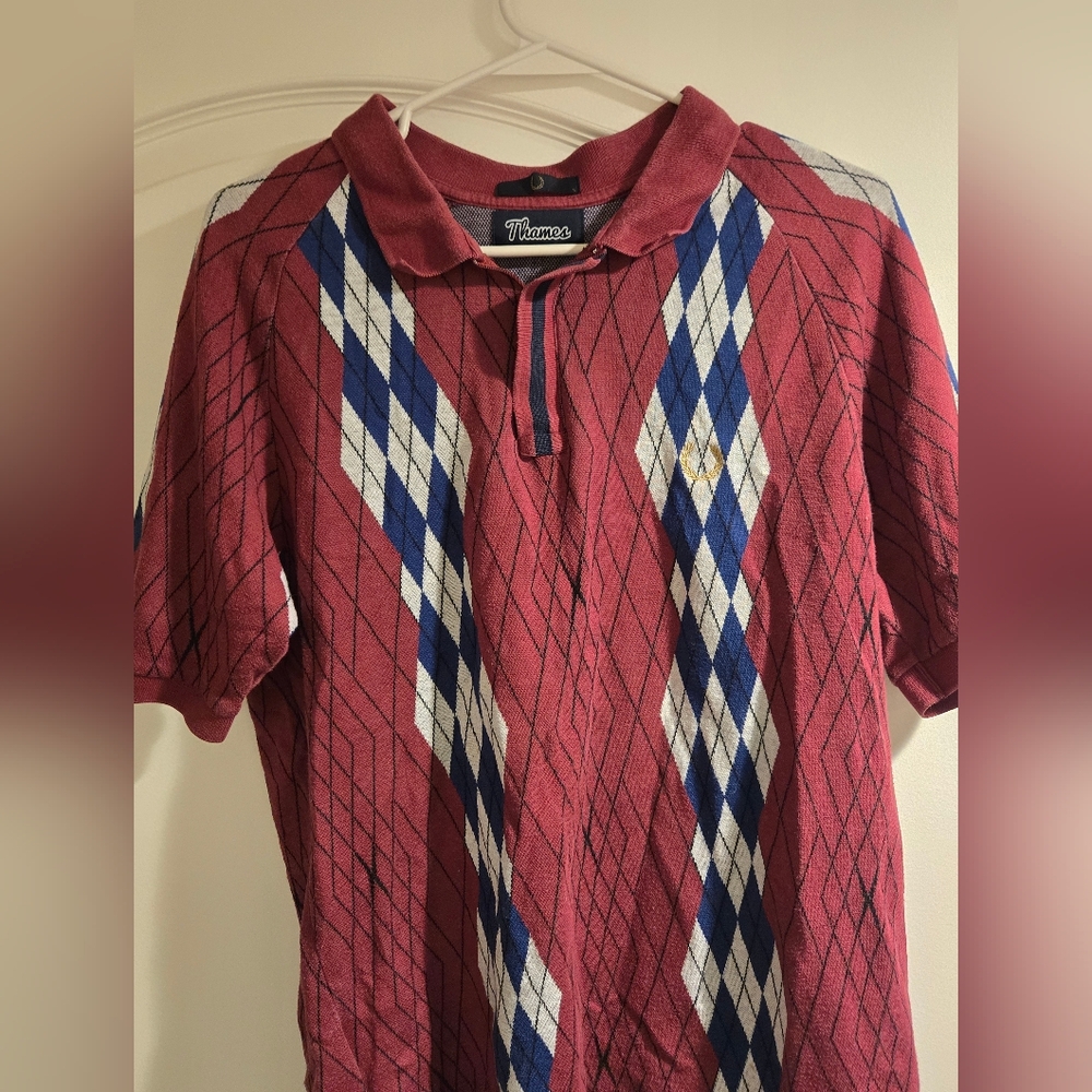 Fred Perry Thames Argyle Polo Large